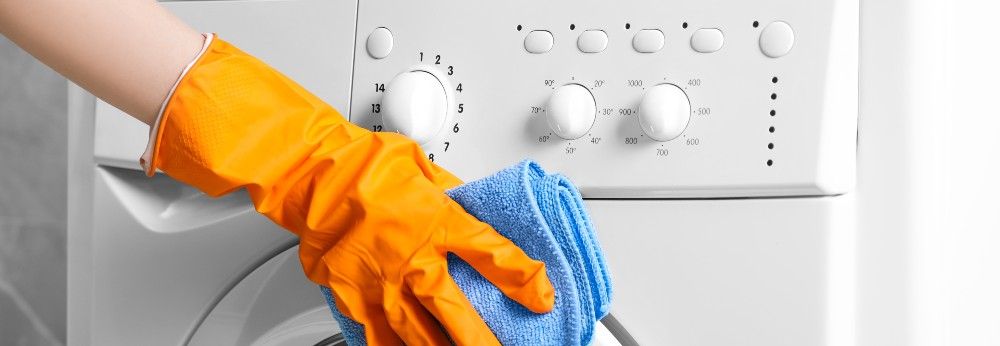 Waschmaschine reinigen Abbild Pflege